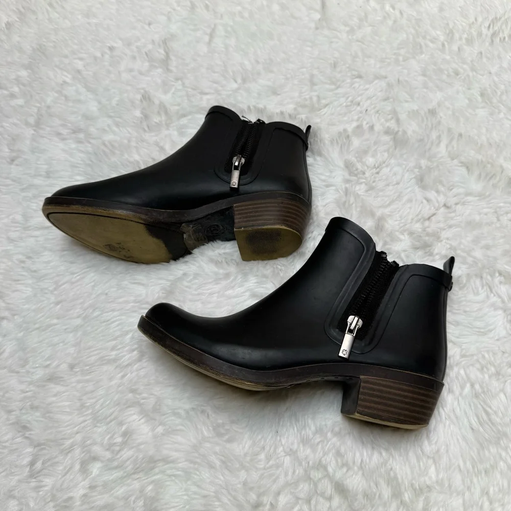 Lucky Brand Black Ankle Boots Size 6